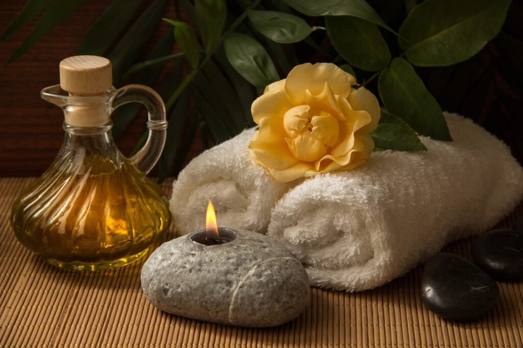 Aceites esenciales y velas en Yin Yoga ALthaia
